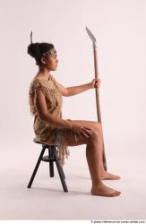 ANISE SITTING POSE WITH SPEAR 2